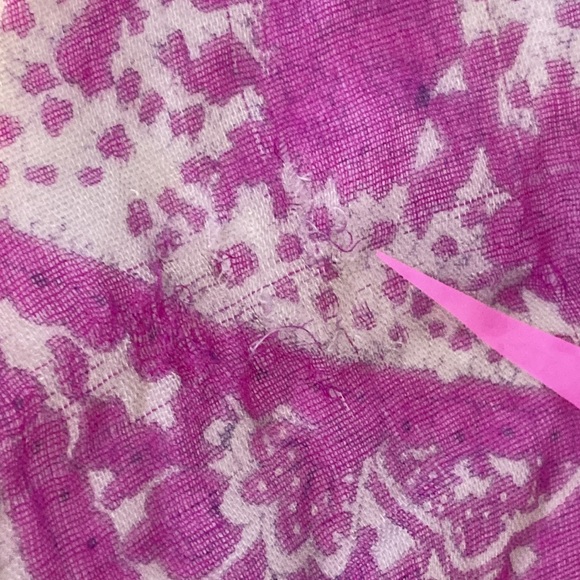 J. crew large pompom square scarf sarong wrap - Picture 10 of 14